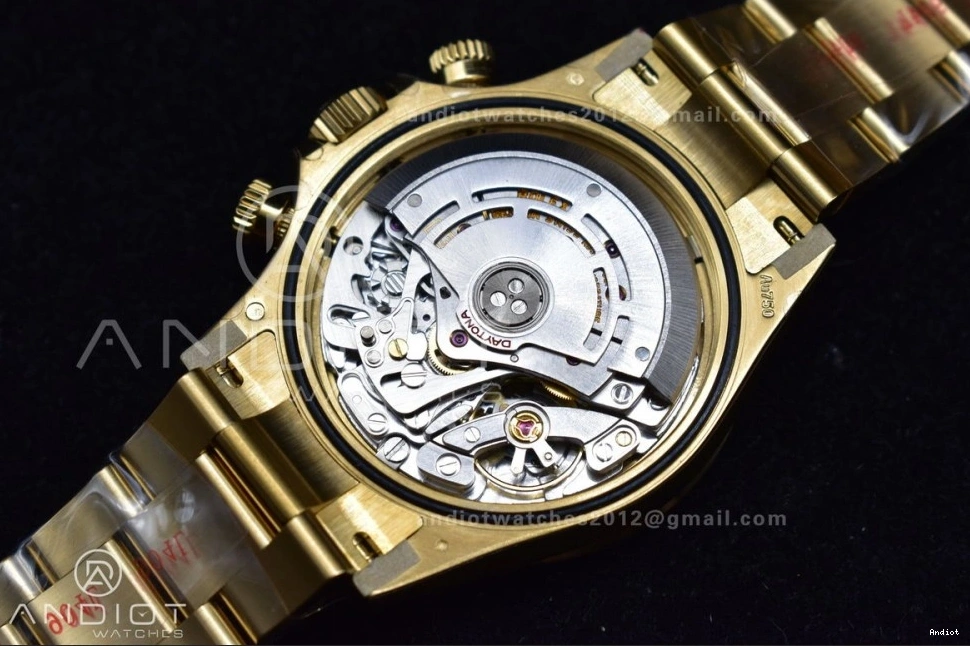 Black Daytona Dial 1:1 Edition Clean 116505 on SA4130 YG V2 YG Markers Bracelet Best 0302